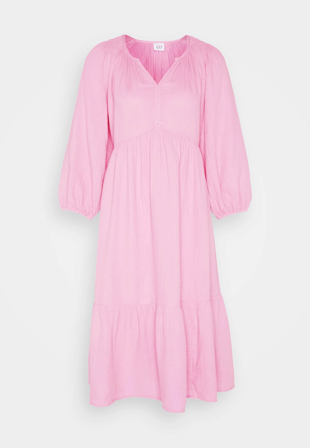 

Платье Gap Waisted Midi Summer, розовый