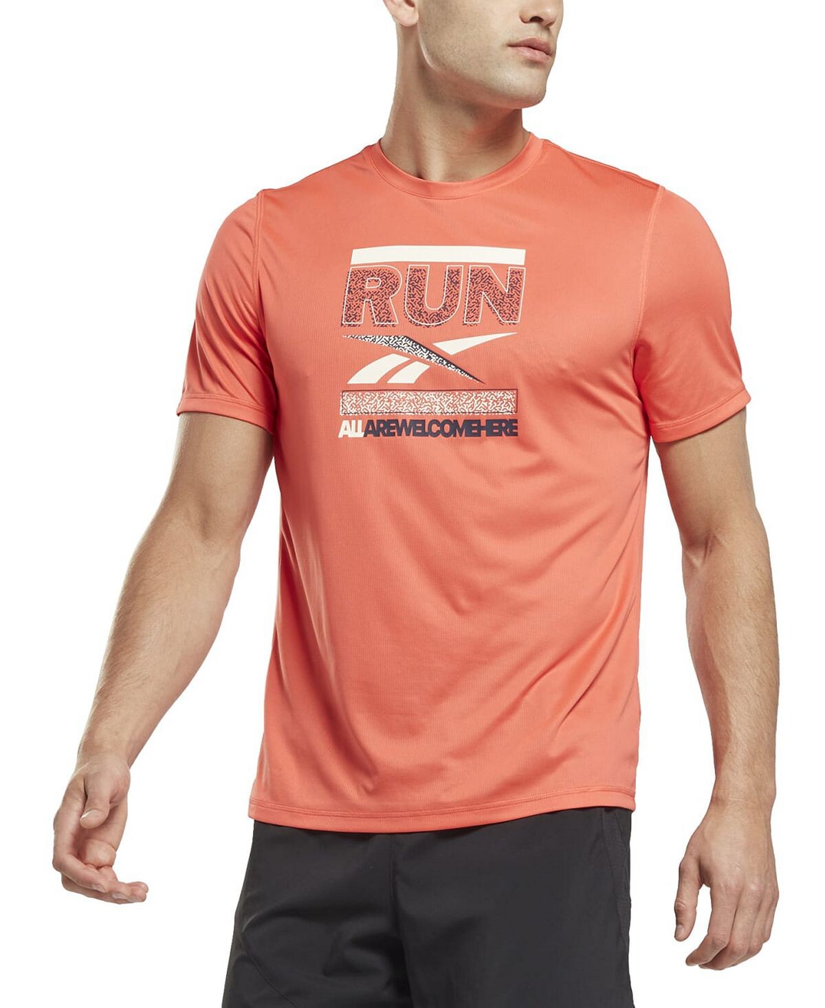 

Мужская беговая футболка speedwick с рисунком Reebok, мульти