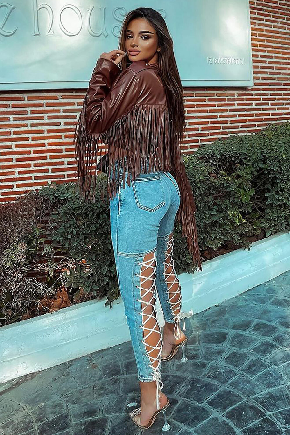 

Джинсы скинни Fashion Nova N1516P, синий