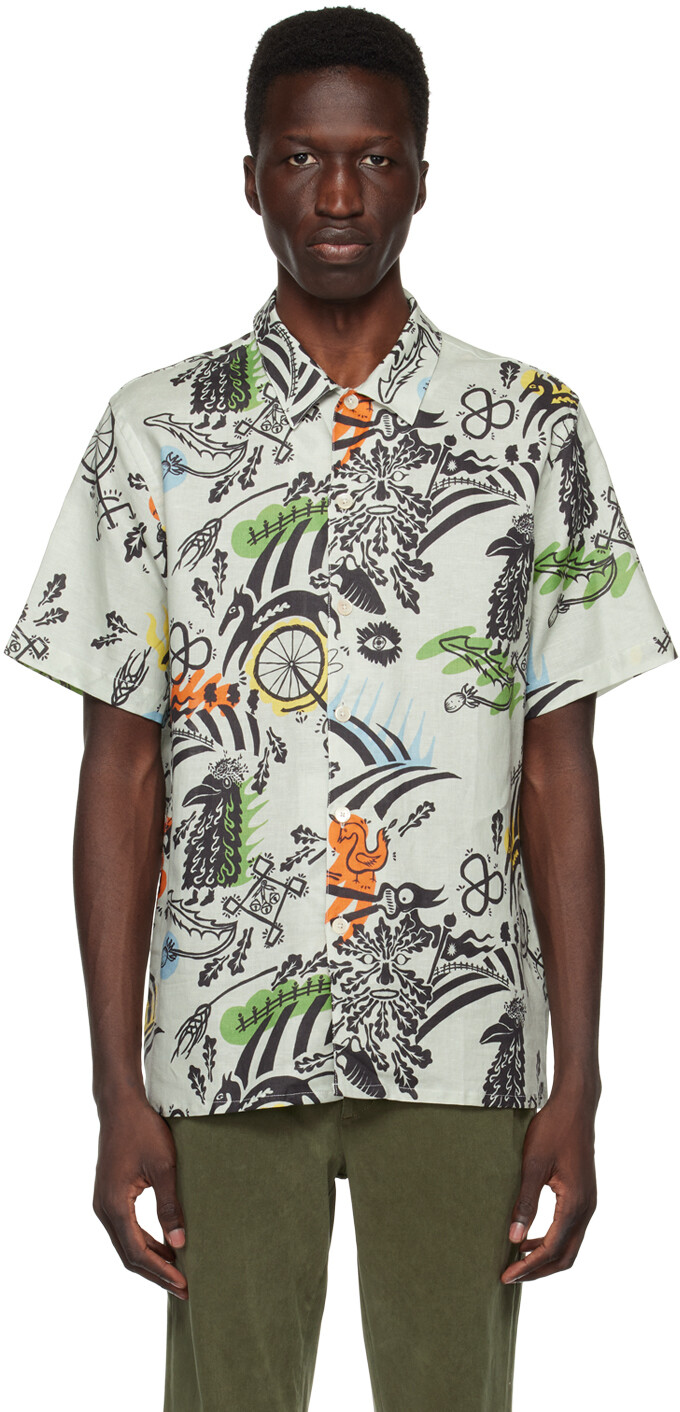 

Рубашка Off-White Duck Egg PS by Paul Smith