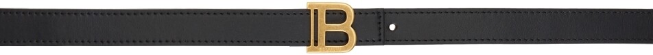 

Черный кожаный ремень B Balmain