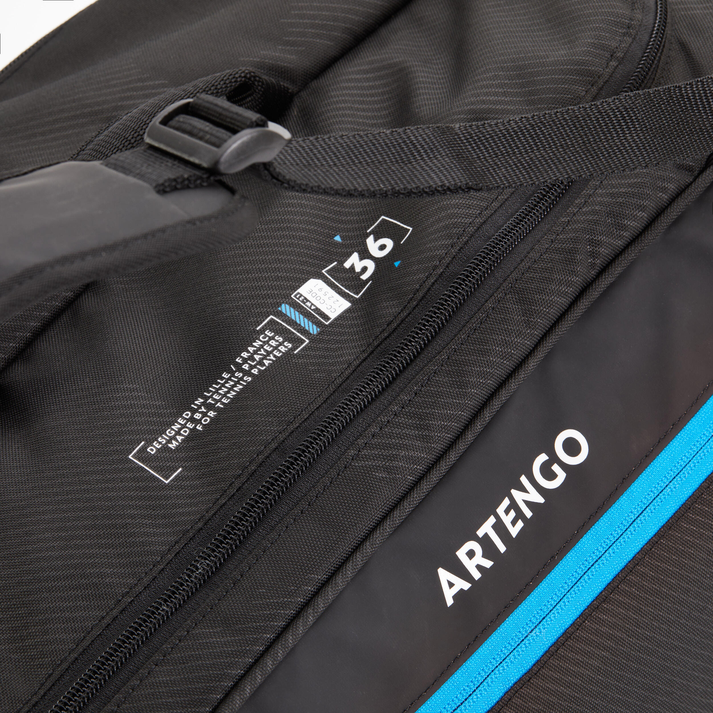 Теннисная сумка/рюкзак - 9R Team черный/синий ARTENGO, темно-голубой/черный теннисная сумка рюкзак head djokovic 9r supercombi серый черный