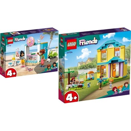 

Конструктор Lego 41723 / 41724 Friends Set Of 2: магазин пончиков и дом Пейсли
