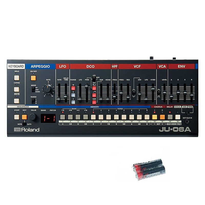 

Синтезатор Roland Juno-06A Boutique Synth Module, чёрный