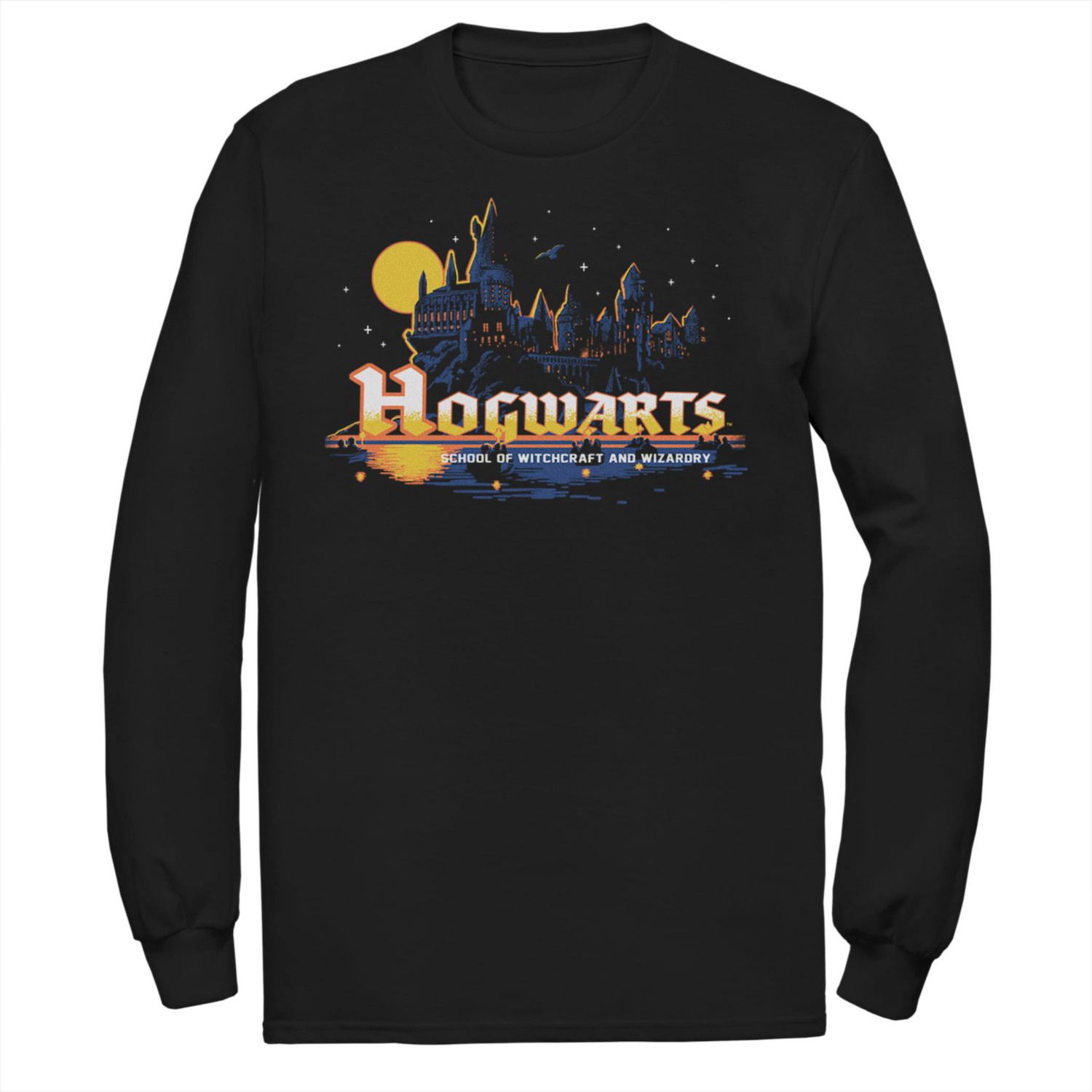 Мужская футболка с портретом Луны в Хогвартсе Harry Potter