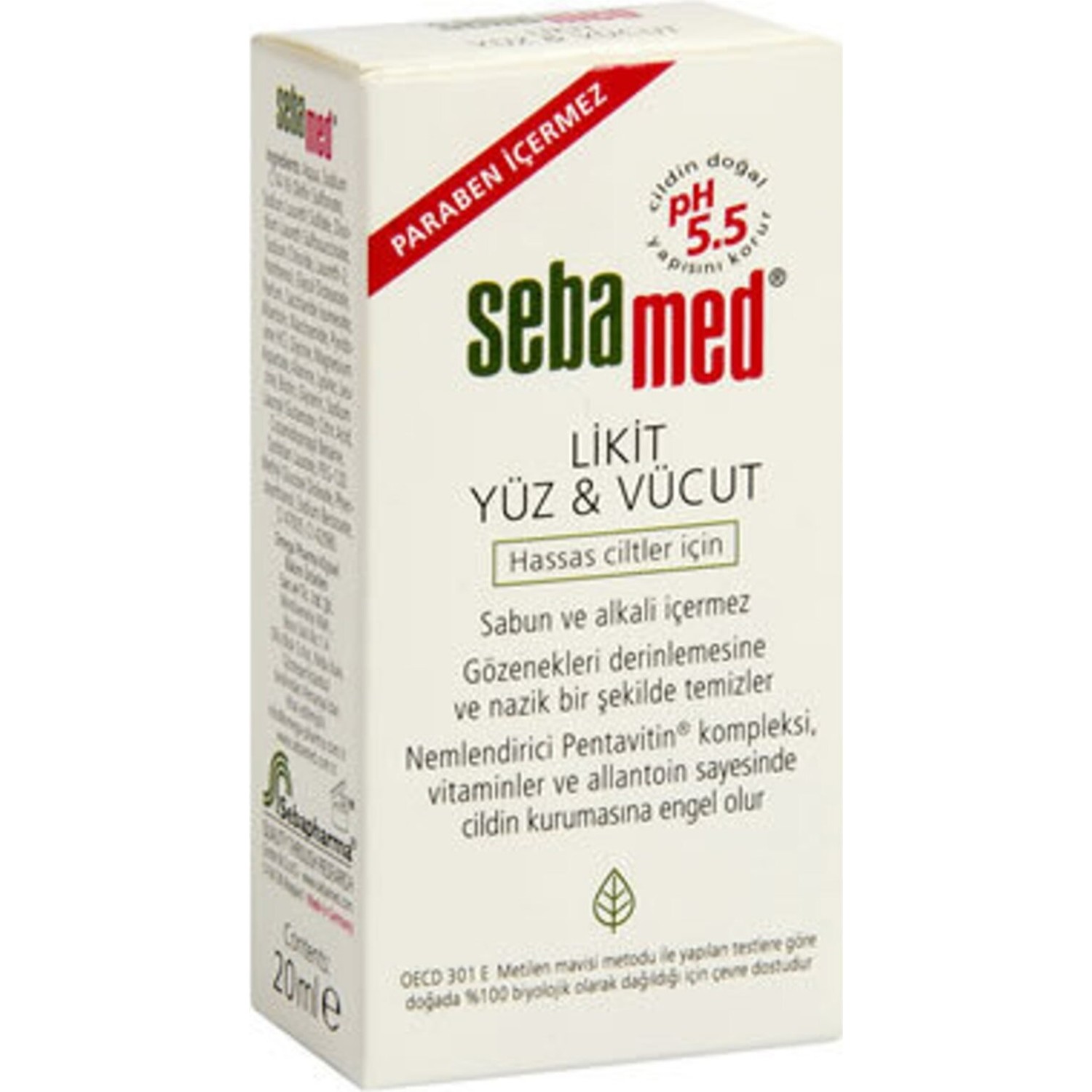Очищающее средство Sebamed Liquid для лица и тела очищающее средство для лица face cleanup 80мл