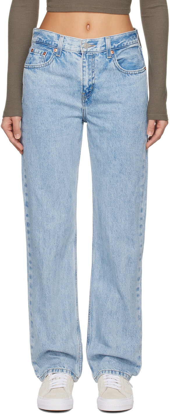 

Синие низкие джинсы Pro Levi's