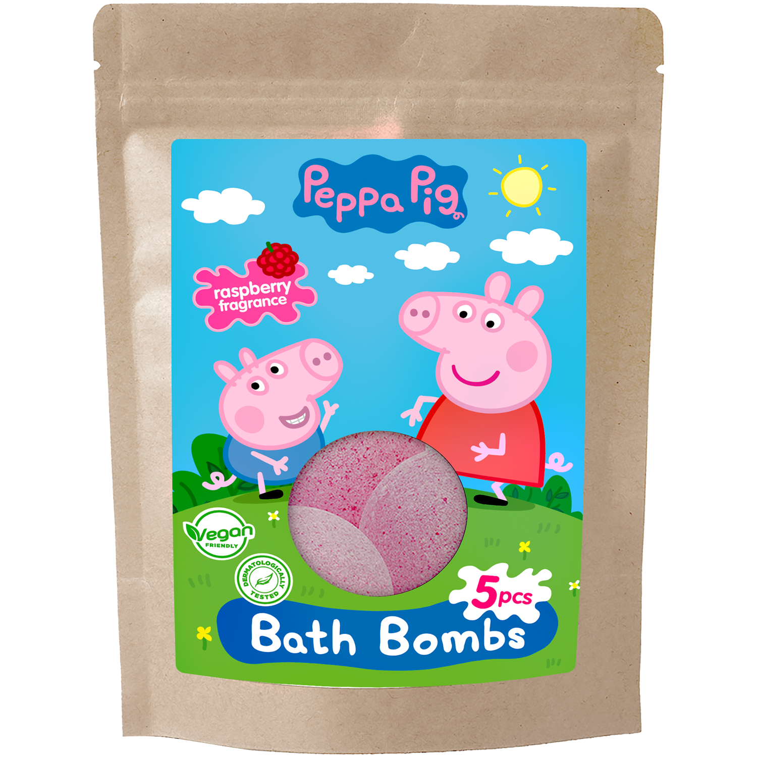 Peppa Pig жемчужная ванна для детей, 5х50 г
