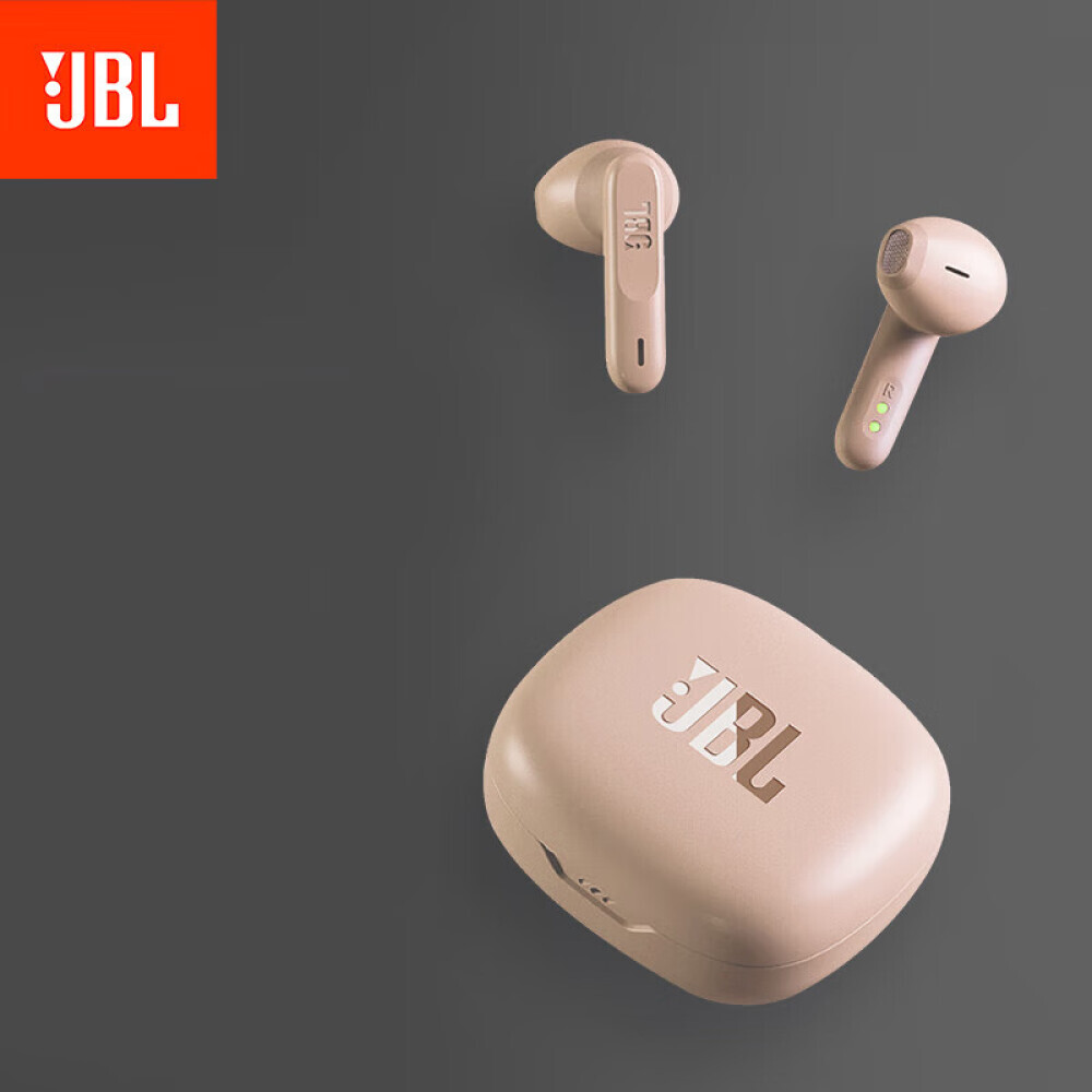 

Bluetooth-гарнитура JBL WAVE FLEX true спортивная с шумоподавление, золотого цвета