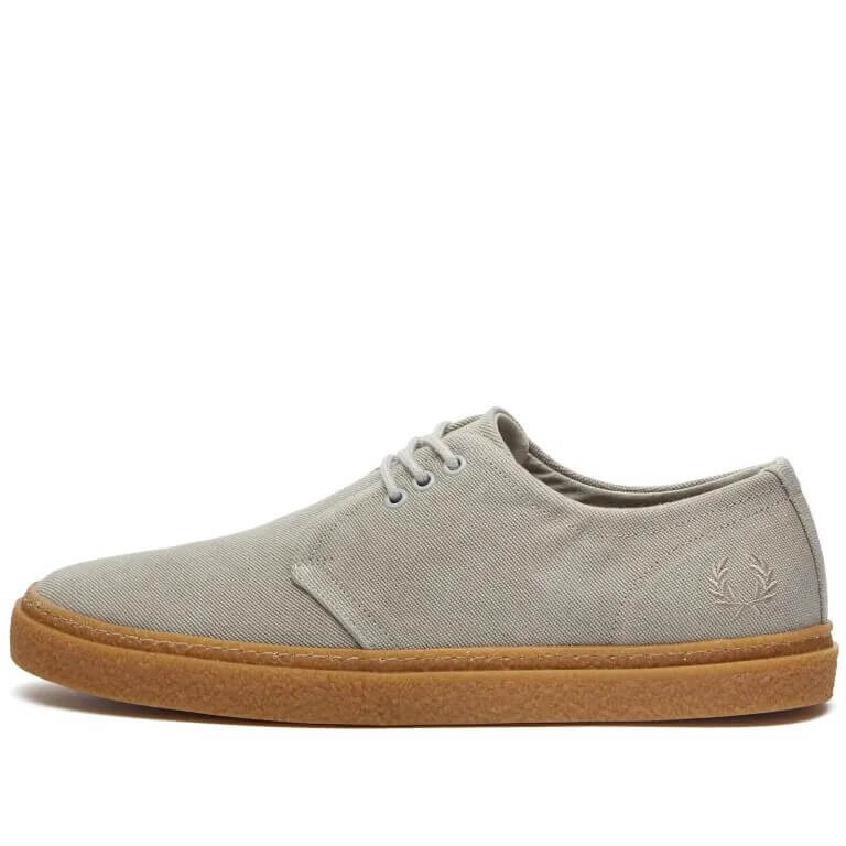 

Холщовые туфли Fred Perry linden, светло-серый