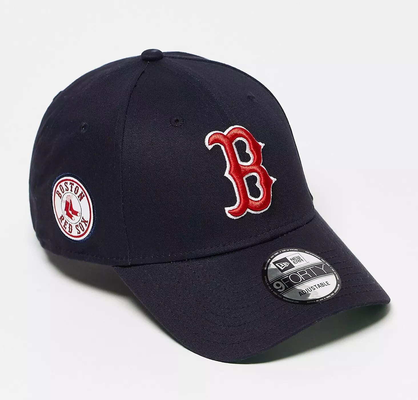 

Кепка New Era 9forty Boston Red Sox Side Patch Unisex, синий, красный