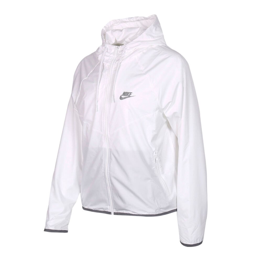 

Куртка Nike Sportswear Windrunner Sports Splice Zipper With Cap Waterproof, белый