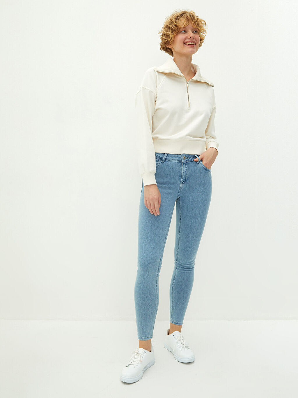 

Женские джинсы Rodeo скинни с нормальной талией и эффектом пуш-ап LCW Jeans