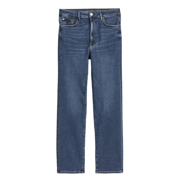 

Джинсы H&M True To You Slim Ultra High Ankle +, синий