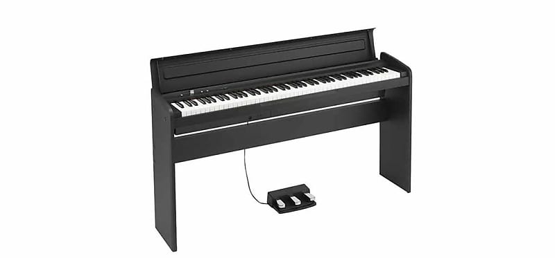 Korg LP-180 88-клавишное цифровое пианино - черное LP-180 88-Key Digital Piano electronic digital piano keyboard cover dustproof durable foldable for 88 61 key