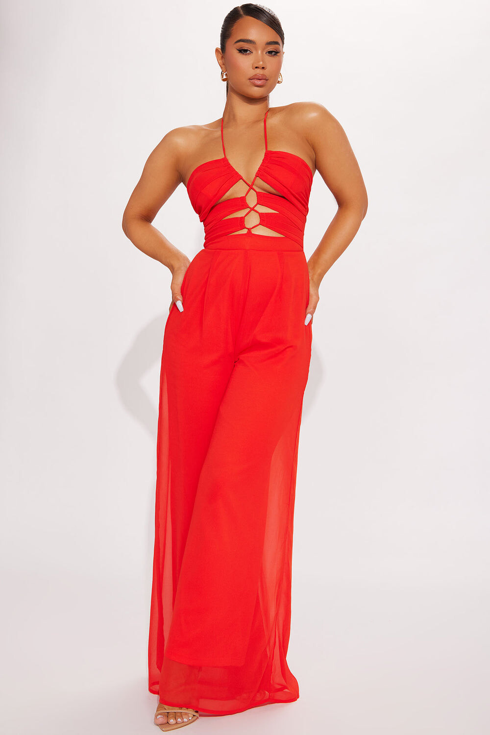 

Комбинезон Fashion Nova HJ272, оранжевый