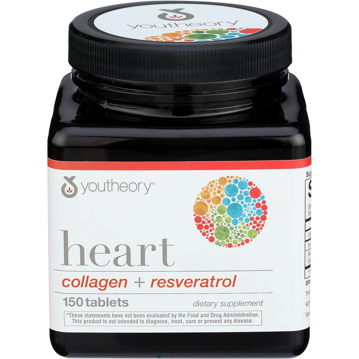 цена Коллаген Youtheory Heart + Resveratrol, 150 таблеток