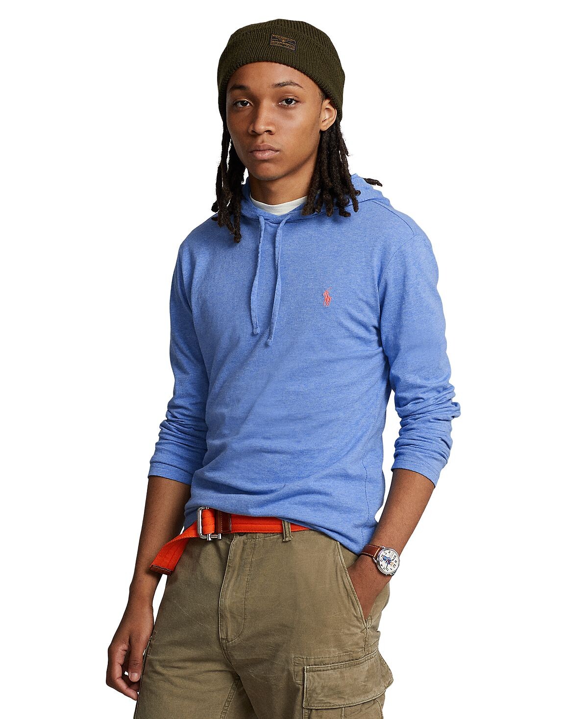 

Мужская футболка из джерси с капюшоном Polo Ralph Lauren, мульти