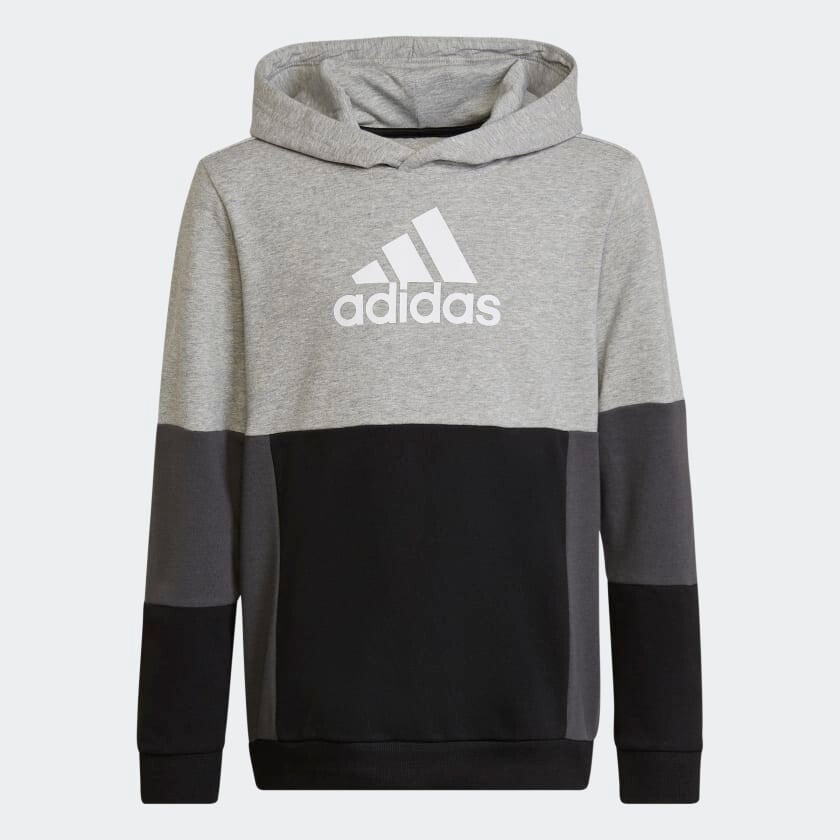 

Худи adidas Colourblock, черный/серый