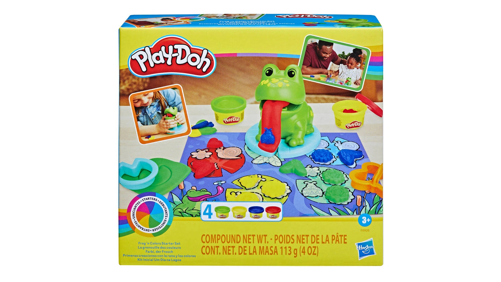 Hasbro Playdoh Лягушка Фарби hasbro playdoh korbi корзинка для пикника