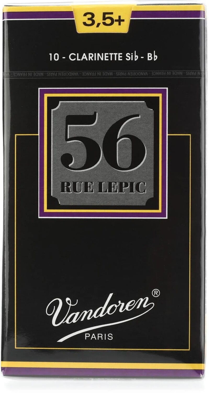 

Трость для кларнета Vandoren CR5035+ 56 Rue Lepic Bb — 3,5+ (10 шт. в упаковке)