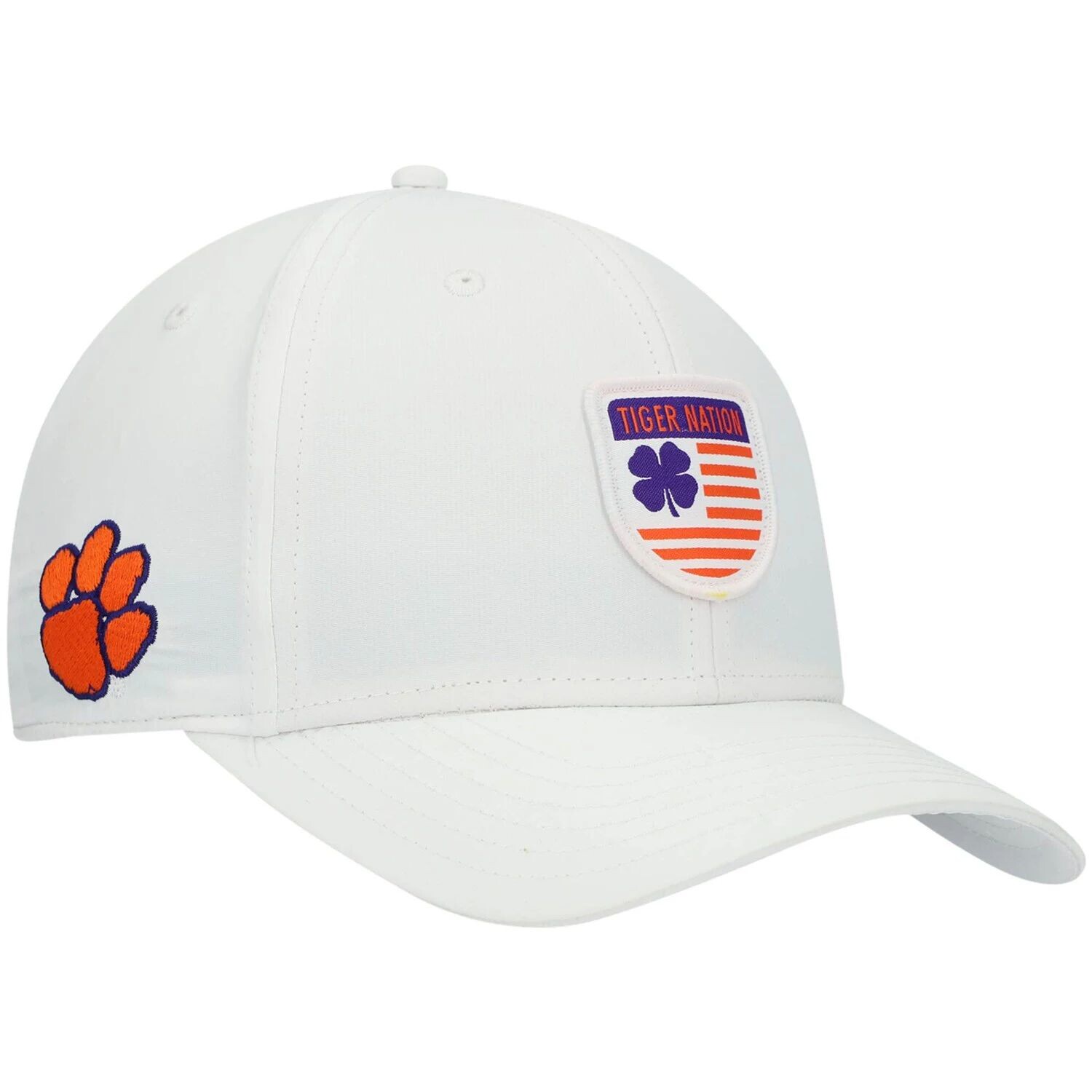 

Мужская белая кепка Clemson Tigers Nation Shield Snapback