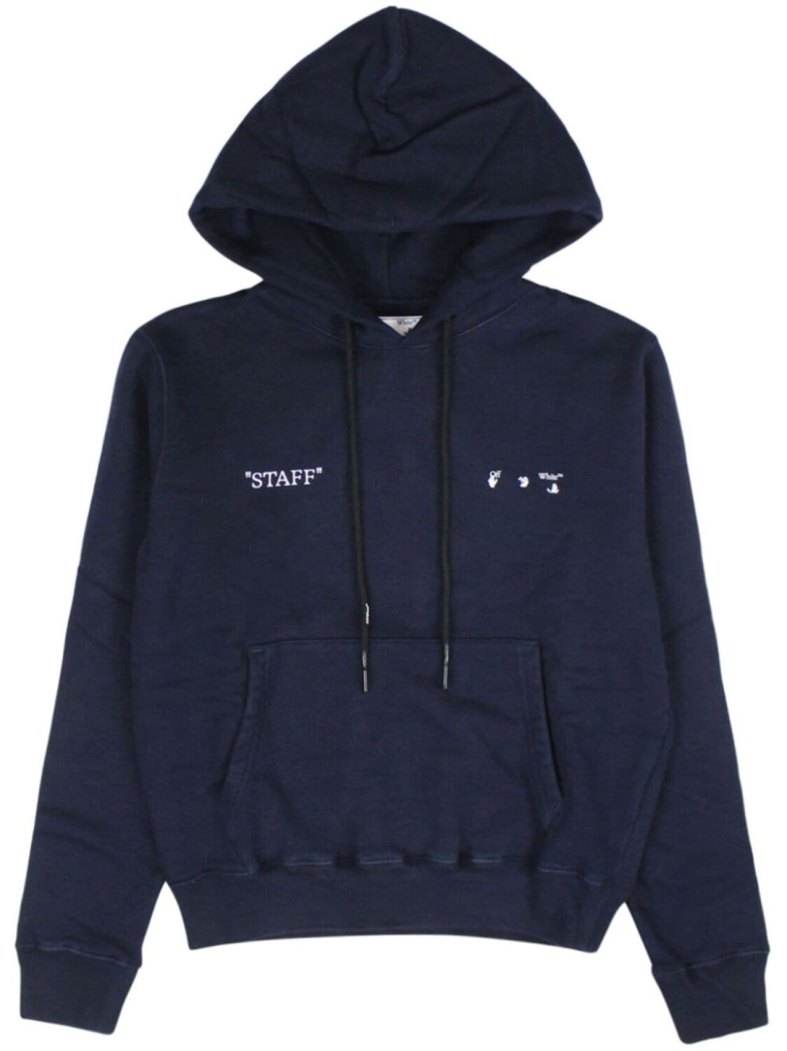 

Off-White худи Staff Slime, синий
