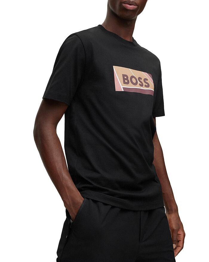 

Футболка с логотипом Tessler Slim Fit BOSS