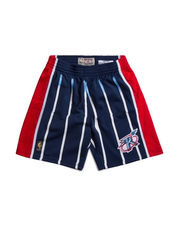 

Шорты Mitchell & Ness Nba Swingman Shorts Houston Rockets Road 1996-97, цвет navy/red