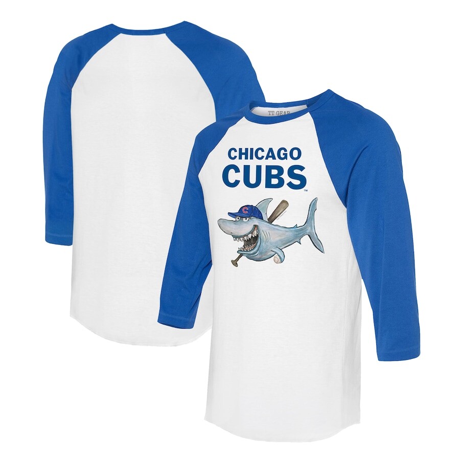 

Футболка с длинным рукавом Tiny Turnip Chicago Cubs, белый