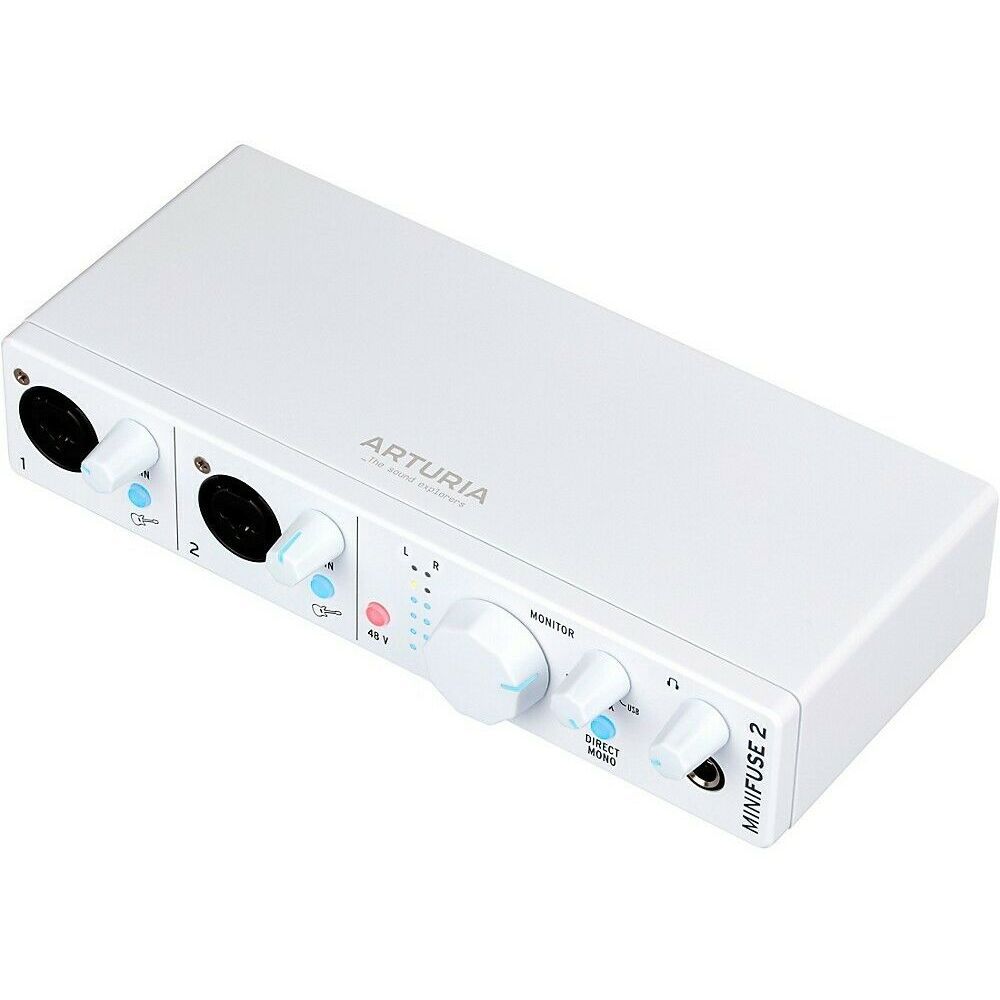 Аудиоинтерфейс Arturia Mini Fuse 2, белый миди контроллер arturia beatstep pro