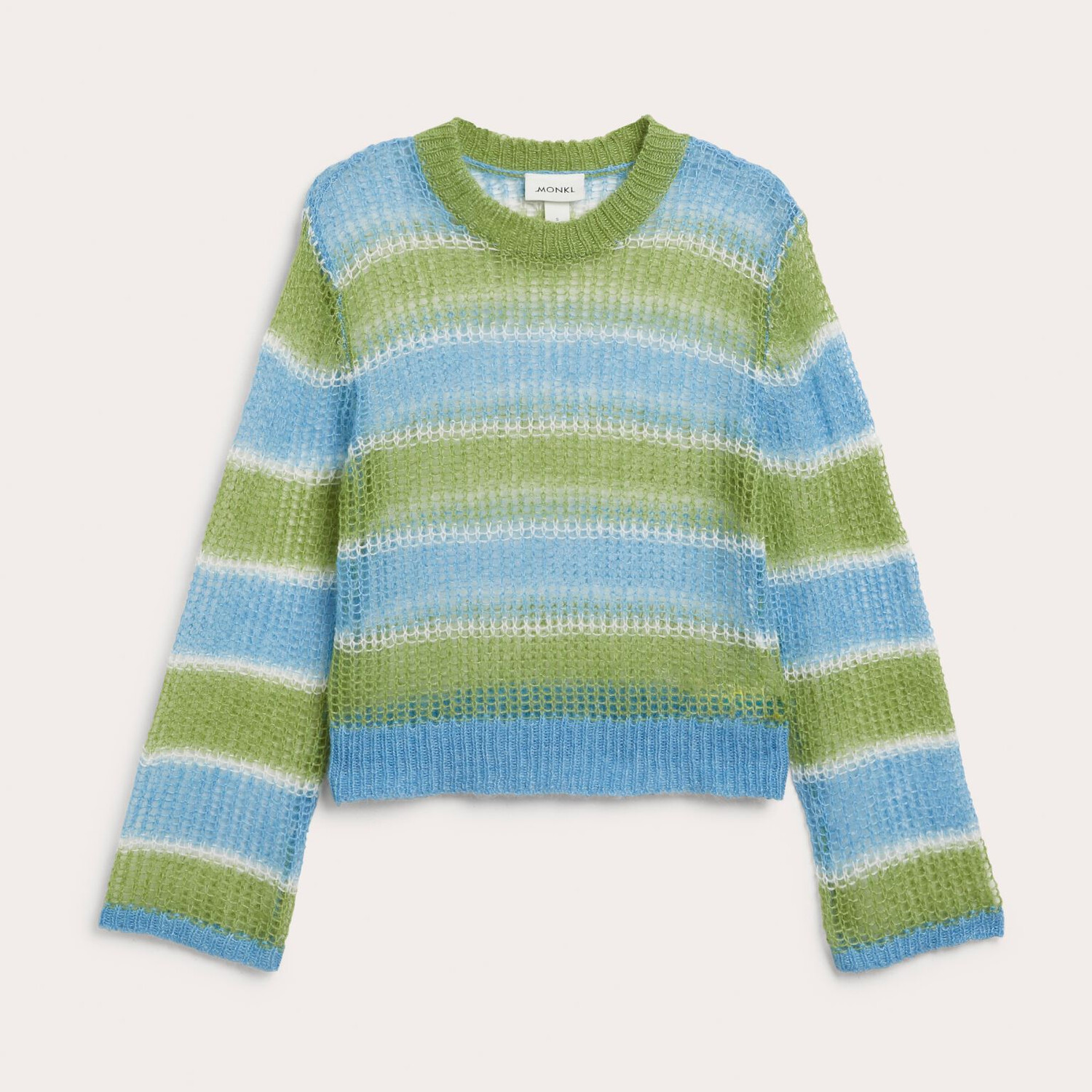 

Свитер Monki Oversized sheer knitted, зеленый/синий