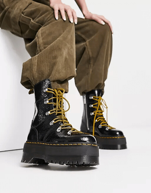 

Лакированные ботинки Dr Martens Ghilana Max, черный