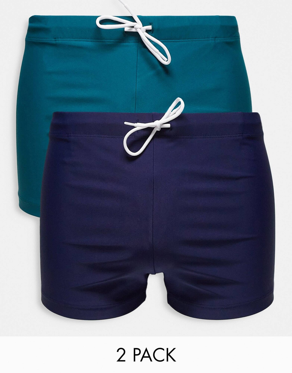 

Набор зелено-синих шорт для плавания ASOS DESIGN