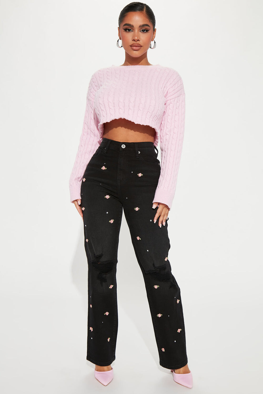 

Джинсы Fashion Nova fn24232fb06, черный