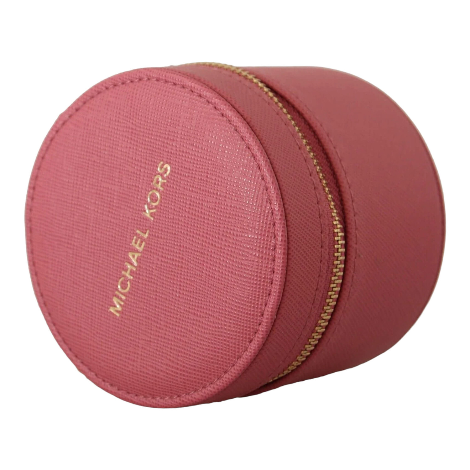 

Кошелек Michael Kors Leather Zip Round, розовый