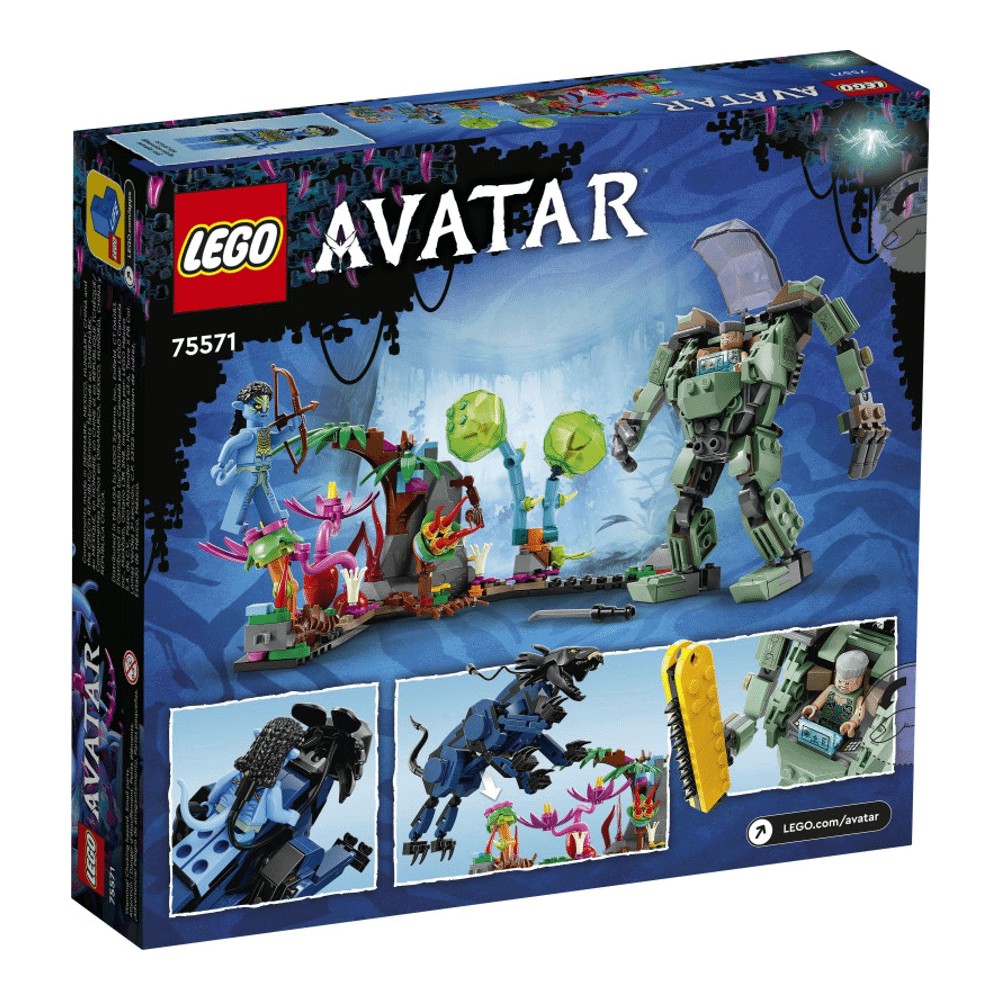 Конструктор LEGO Avatar Neytiri & Thanator vs. AMP Suit Quaritch 75571, 560  деталей – заказать из-за рубежа в «CDEK.Shopping»