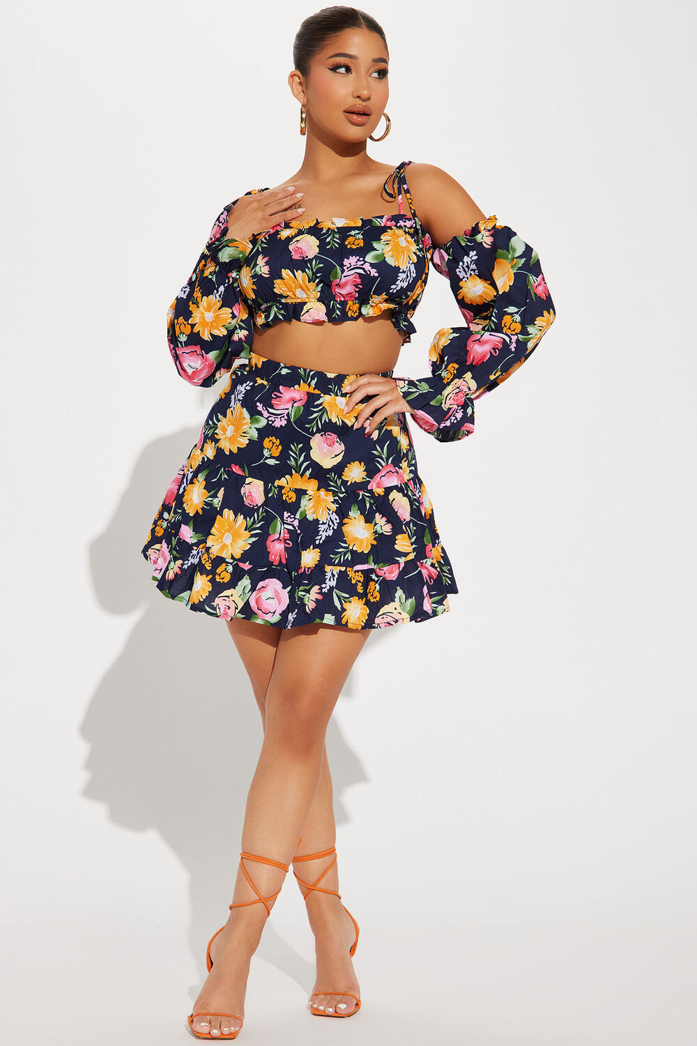 

Юбка Fashion Nova HF23A280SET, нави