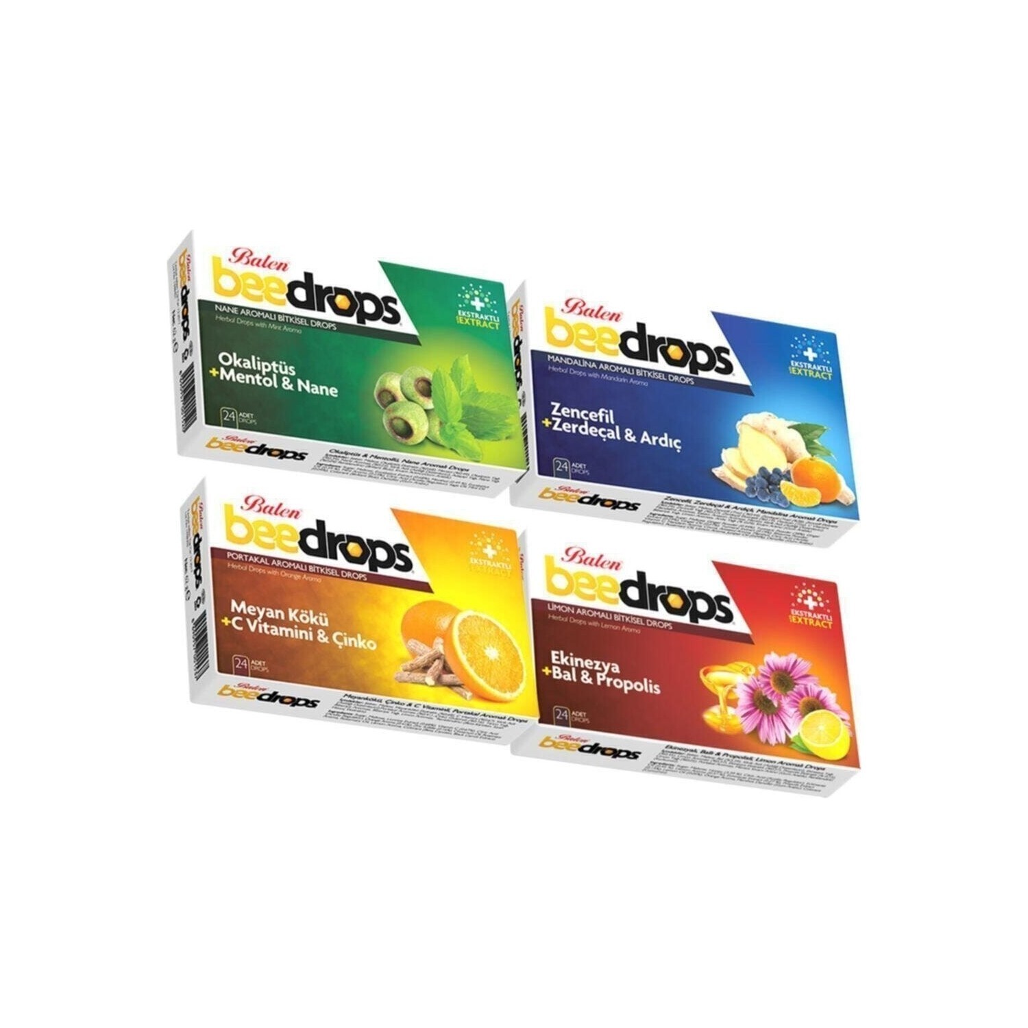 

Balen Beedrops 4 Lozenge Set 24 Drops X 4 Box