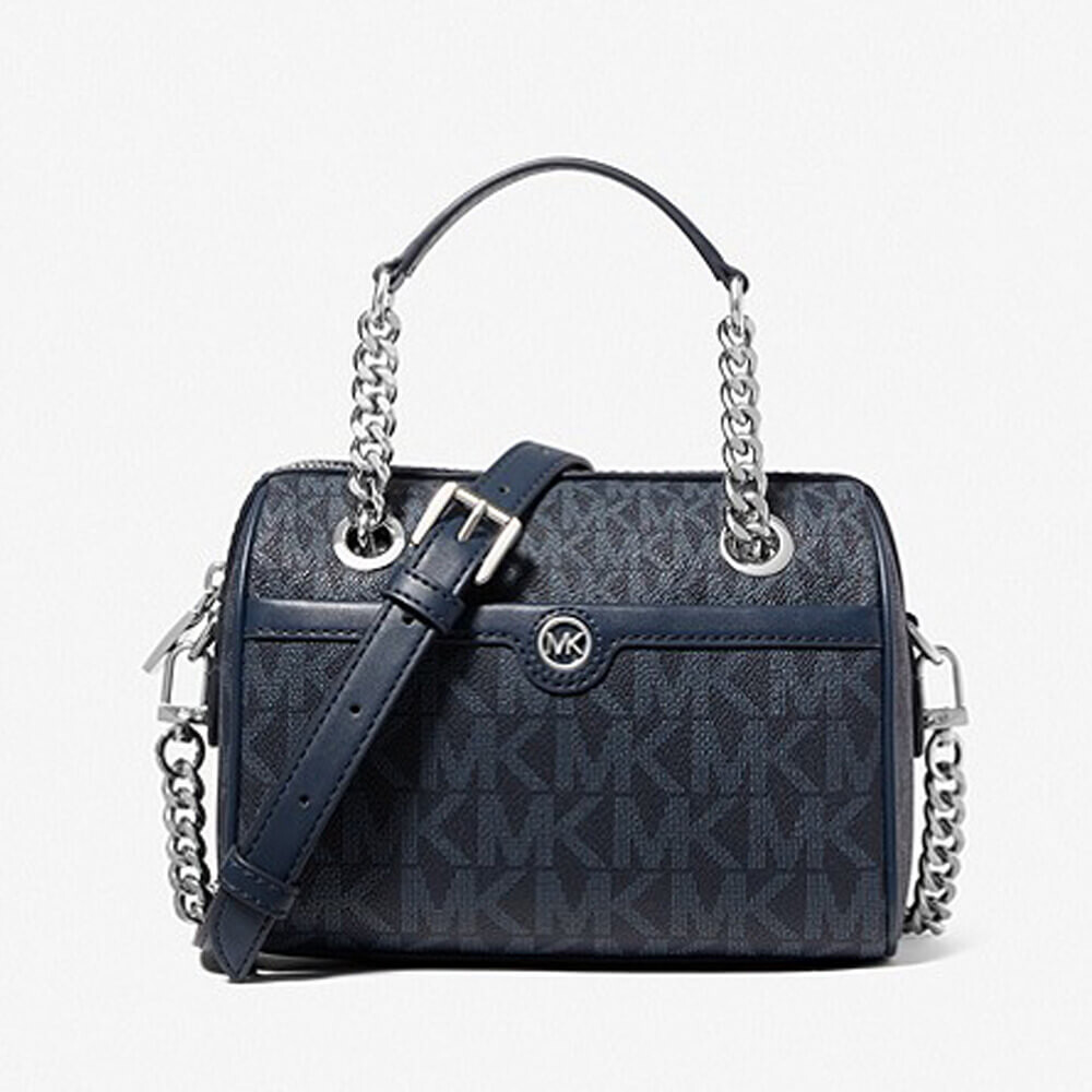 

Сумка кросс-боди Michael Michael Kors Blaire Extra-Small Logo Duffel, синий