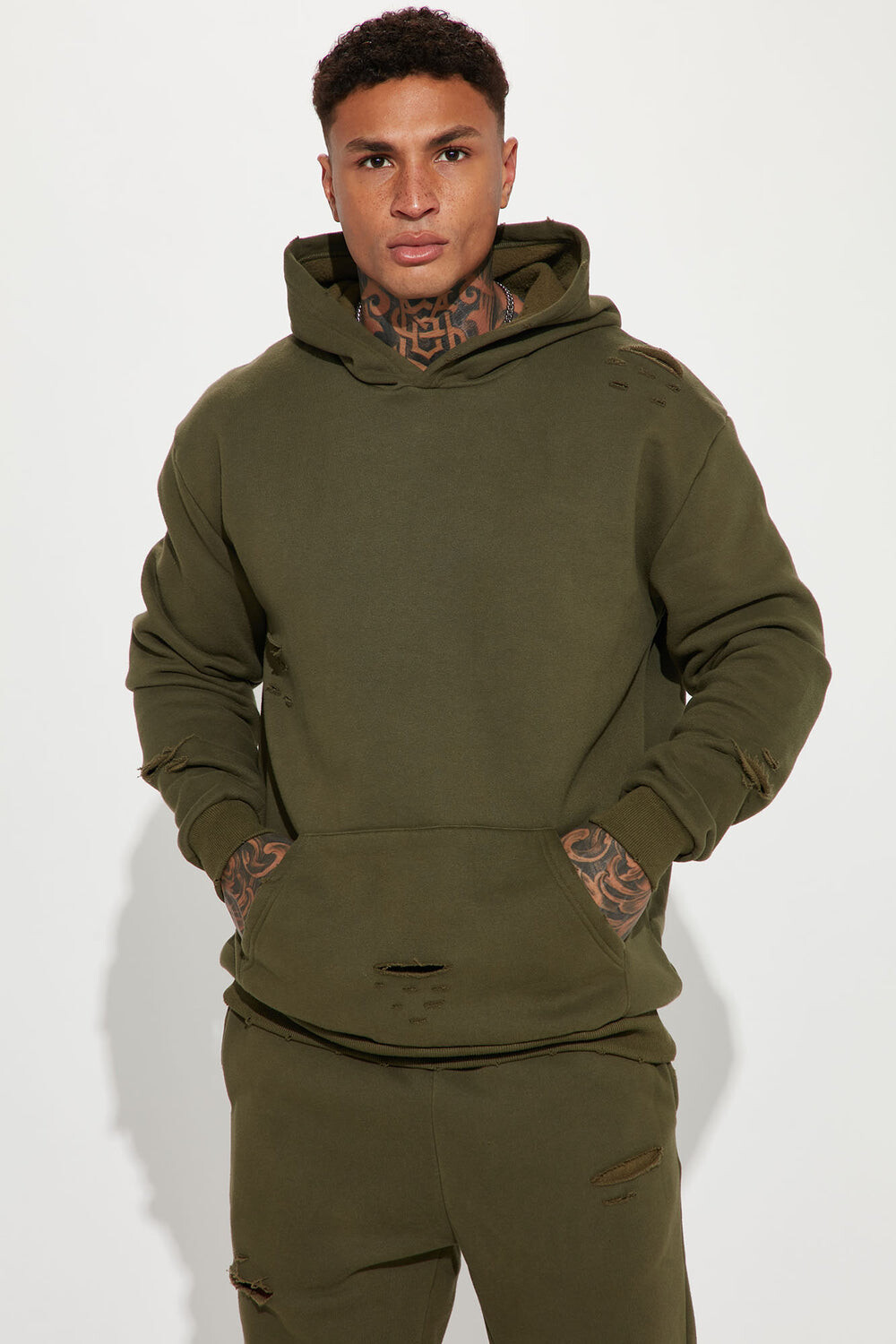 

Худи Fashion Nova 22024261, оливковый, Зеленый