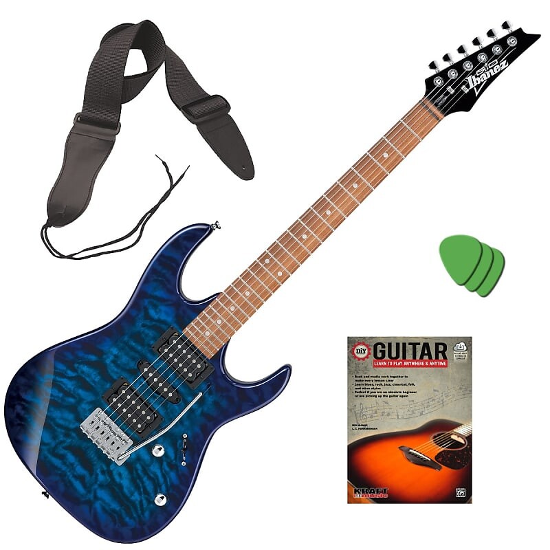 

Электрогитара Ibanez GRX70QA GIO RX - Blue Sunburst BONUS PAK