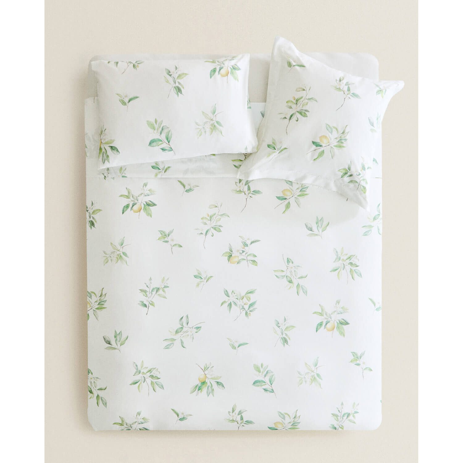 цена Пододеяльник Zara Home Lemon Print