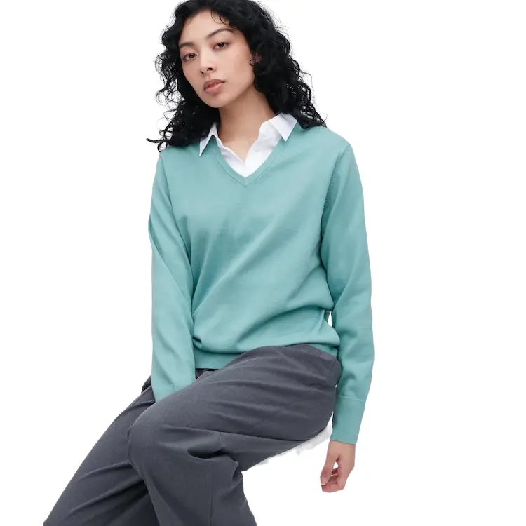 

Свитер Uniqlo, бирюзовый