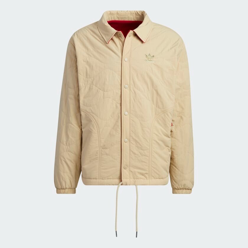 

Куртка Adidas Originals Padded, песочный хаки/красный