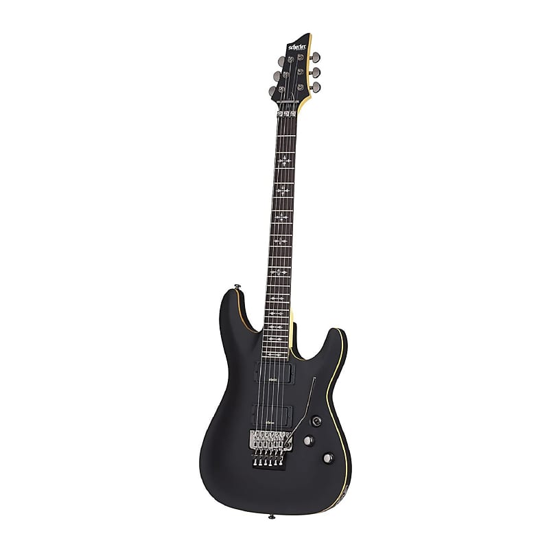 Schecter Demon-6 FR 6-струнная цельнокорпусная электрогитара (состаренная черная атласная) Schecter Demon-6 FR 6-String Solid-Body Electric Guitar (Aged Black Satin) электрогитара schecter diamond series solo ii custom aged black satin left handed 6 string electric guitar