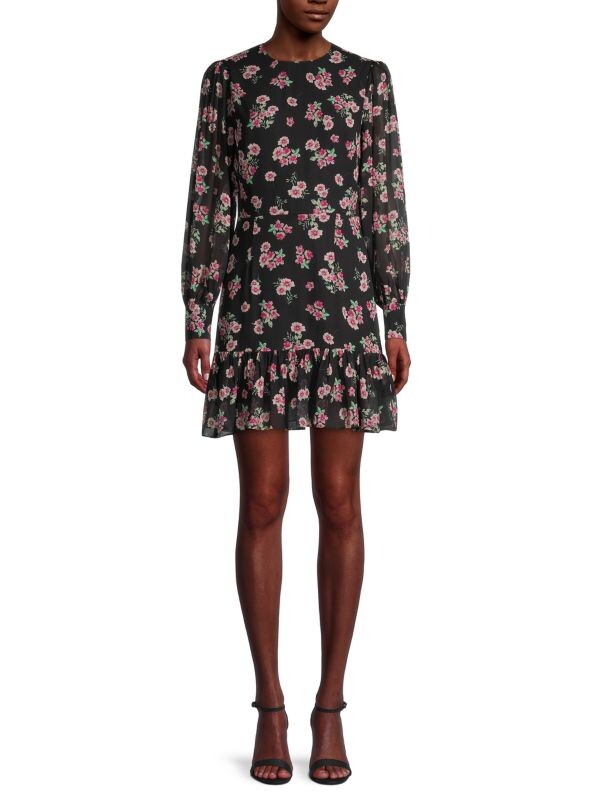 

Платье bay с цветочным принтом и оборками Yumi Kim Pink multicolor