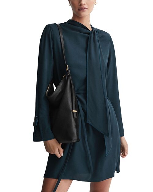 

Платье Avery с поясом REISS, цвет Blue