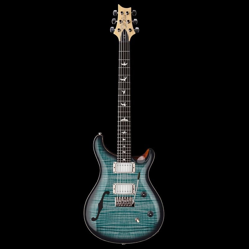 

PRS Limited Run CE-24 Semi Hollow with Bird Inlays, Ebony Fingerboard, Flame Top, звукосниматели 57/08 — Blue Crab Blue Burst [ПРЕДЗАКАЗ]