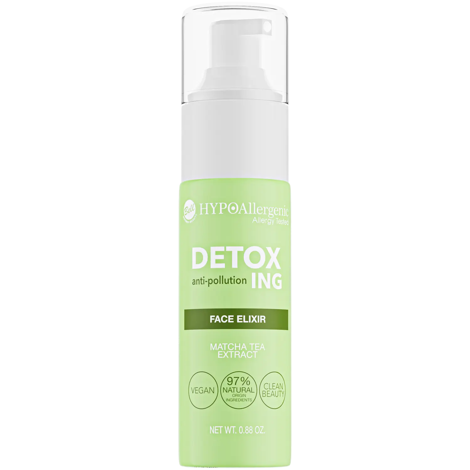 

Bell HYPOAllergenic Detoxing Anti-Pollution Face Elixir Антиоксидантная сыворотка под макияж, 25 г